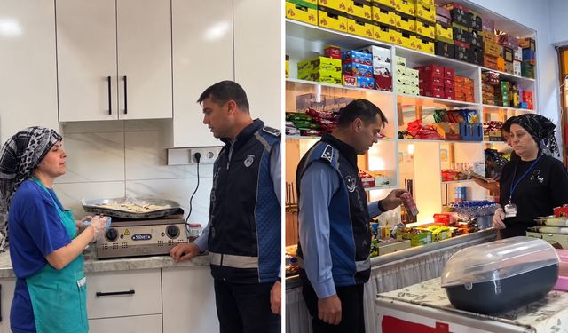 YENİCE’DE OKUL KANTİNLERİNE ZABITA DENETİMİ