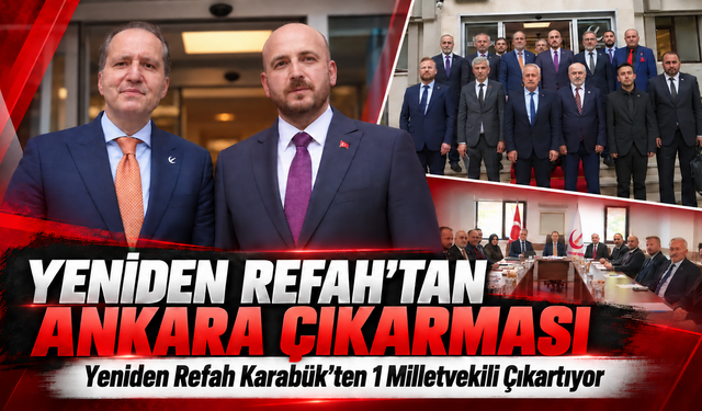 YENİDEN REFAH KARABÜK TEŞKİLATINDAN ERBAKAN'A ZİYARET