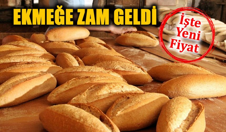 KARABÜK'TE EKMEĞE ZAM GELDİ