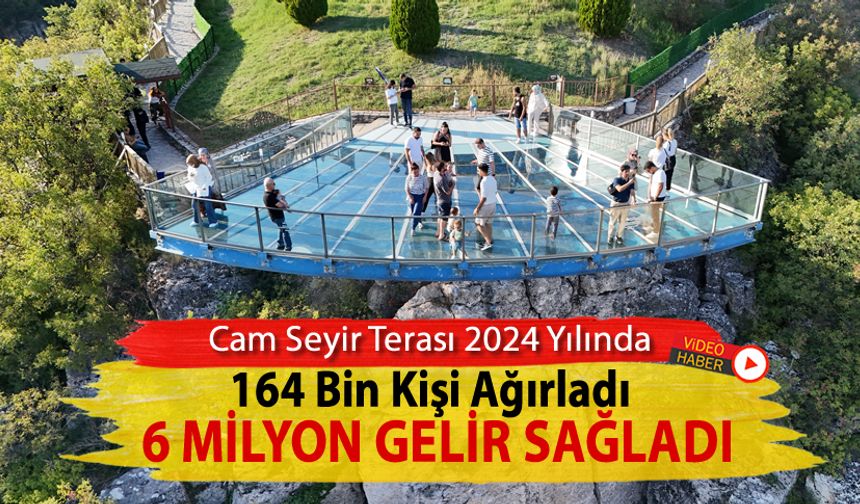 CAM SEYİR TERASI 8 AYDA 6 MİLYON GELİR SAĞLADI