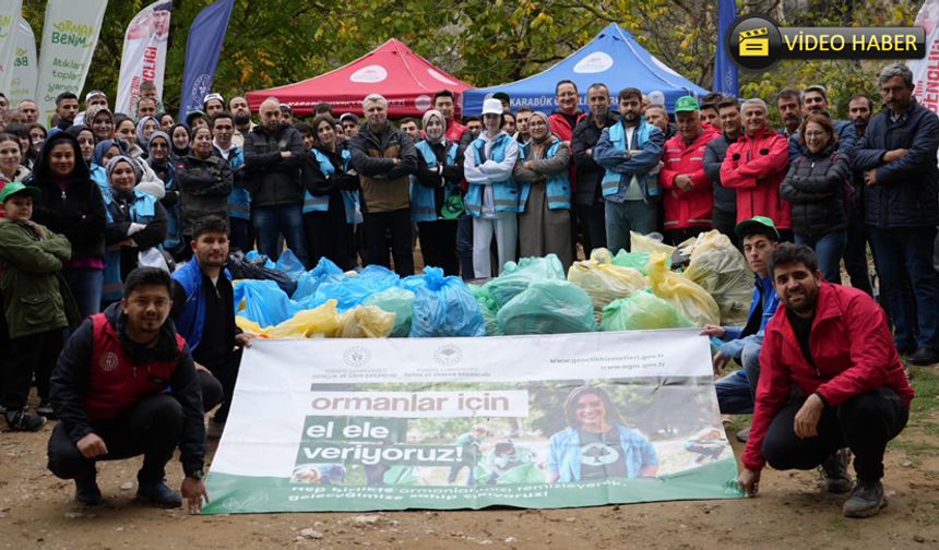 "ORMANLAR İÇİN EL ELE VERİYORUZ" ETKİNLİĞİNE YOĞUN KATILIM