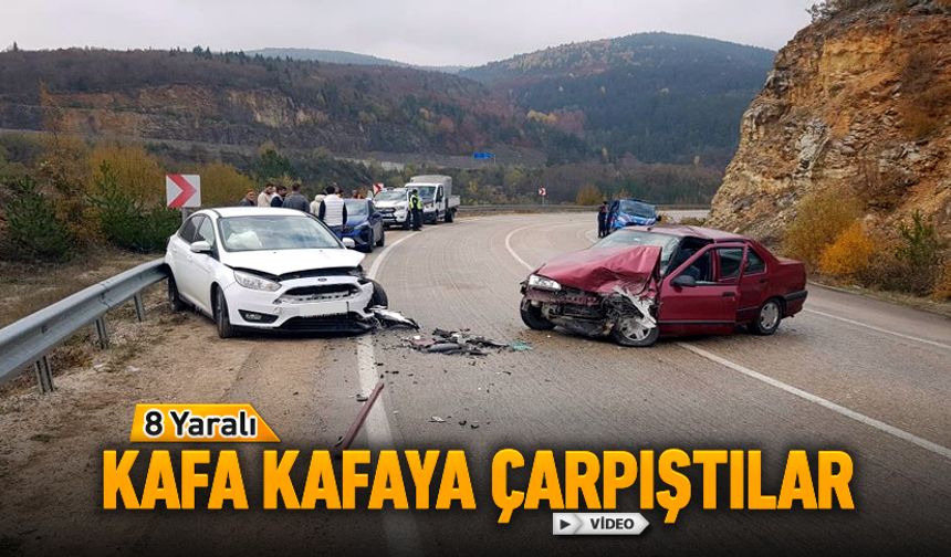 KAFA KAFAYA ÇARPIŞTILAR: 8 YARALI