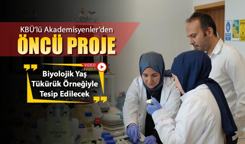 KBÜ'LÜ AKADEMİSYENLERDEN BİYOMEDİKAL ALANDA ÖNCÜ PROJE