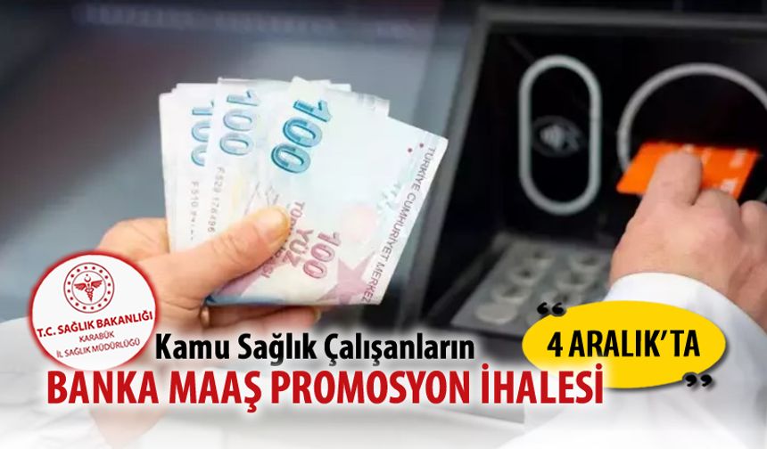 SAĞLIK ÇALIŞANLARIN GÖZÜ BANKA PROMOSYONUNDA