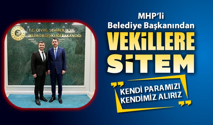 EFLANİ BELEDİYE BAŞKANI HÜSNÜ AKIN'DAN MİLLETVEKİLLERİNE SİTEM