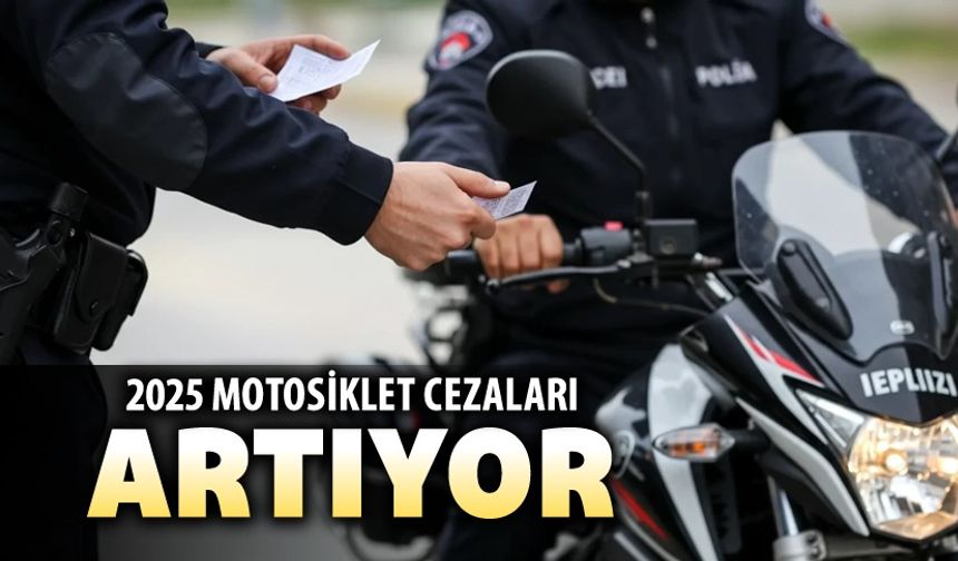 MOTOSİKLET SÜRÜCÜLERİNE AĞIR CEZALAR GELİYOR