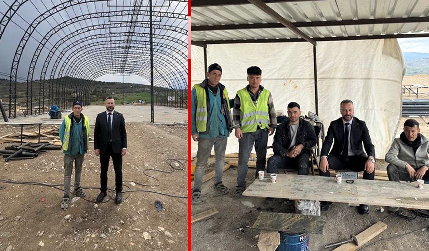 BAŞKAN CIVA ÇALIŞMALARI YERİNDE İNCELEDİ