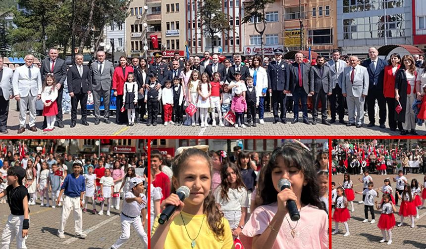 YENİCE'DE ÇOCUKLAR DOYASIYA EĞLENDİ