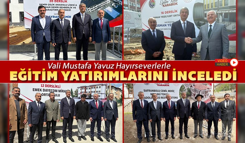 KARABÜK'TE HAYIRSEVERLER'DEN EĞİTİME BÜYÜK DESTEK