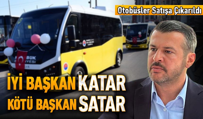BELEDİYE SARI OTOBÜSLERİ SATIYOR