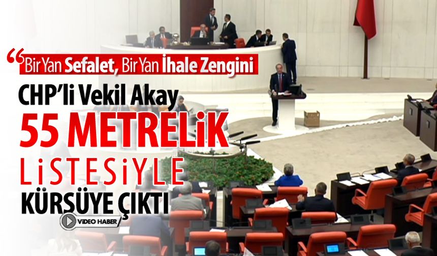 VEKİL AKAY 55 METRELİK LİSTEYLE KÜRSÜDE