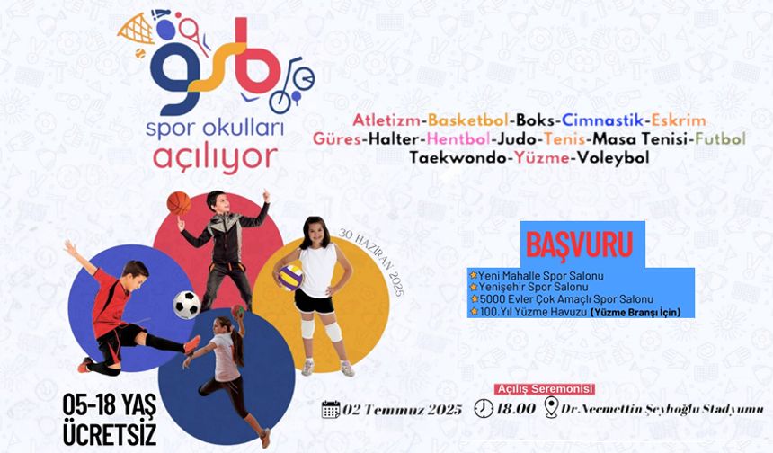 GSB SPOR OKULLAR VE ENGELSZ SPOR OKULLARI YAZ DÖNEMİ BAŞLIYOR