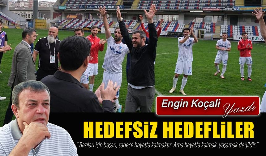 HEDEFSİZ HEDEFLİLER