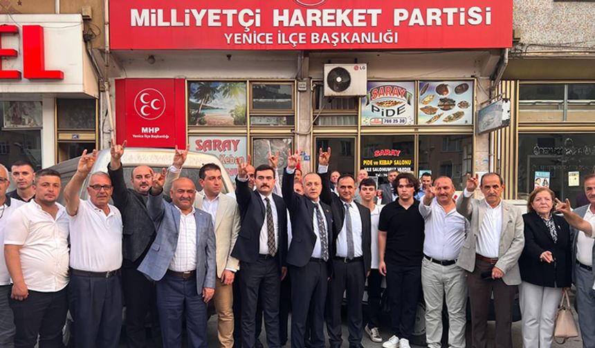MHP YENİCE İLÇE BAŞKANLIĞI’NA TURAN KURT ATANDI