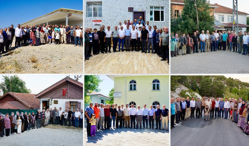 AK PARTİLİ VEKİLLERİN KÖY ZİYARETLERİ SÜRÜYOR