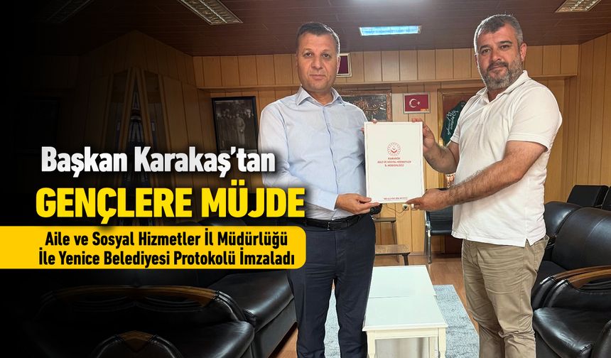 BAŞKAN KARAKAŞ'TAN EVLENECEK GENÇLERE MÜJDE