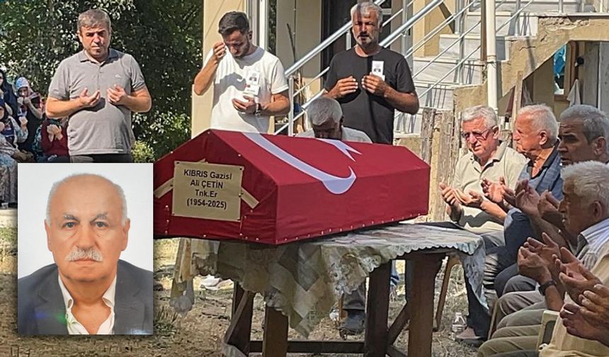 KIBRIS GAZİSİ SON YOLCULUĞUNA UĞURLANDI