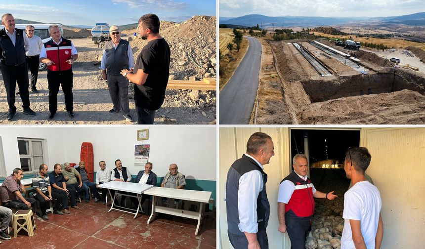 İL MÜDÜRÜ YASİN ÖNDER ESKİPAZAR'DA ÜRETİCİLERLE BULUŞTU