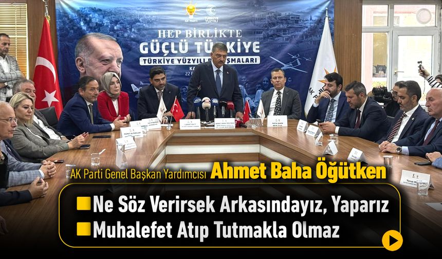 AK PARTİ GENEL BAŞKAN YARDIMCISI ÖĞÜTKEN KARABÜK'TE