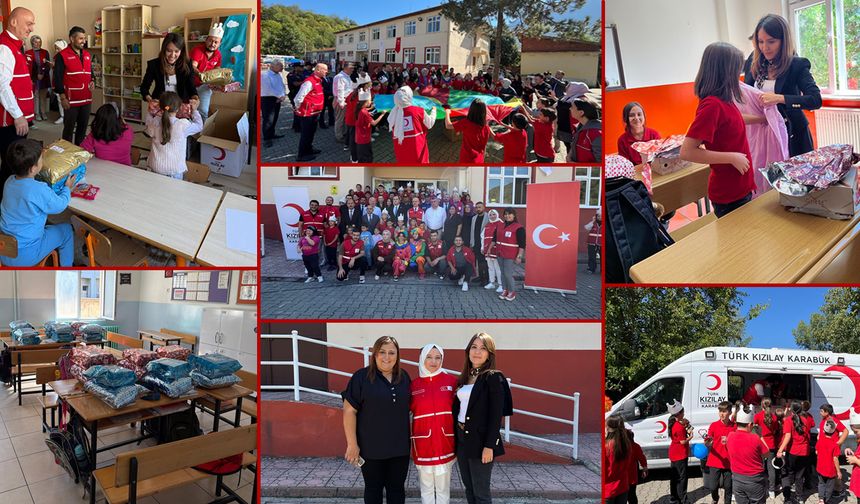 KADINBİR, ÖZ SAĞLIK-İŞ VE KIZILAY'DAN ÖĞRENCİLERE ANLAMLI YARDIM