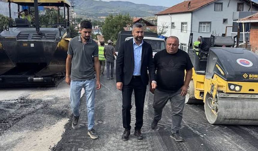 BAŞKAN CIVA DEVAM EDEN ÇALIŞMALARI YERİNDE İNCELEDİ