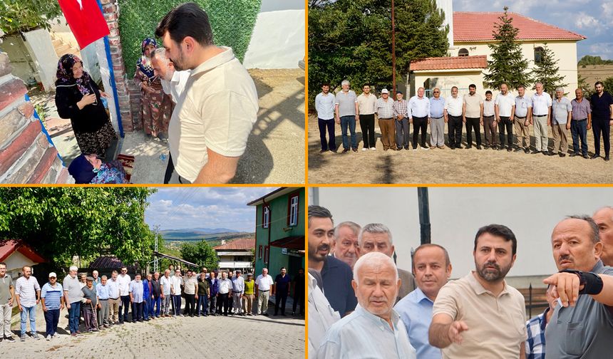 VEKİL ŞAHİN'DEN EFLANİ'DE KÖY ZİYARETLERİ
