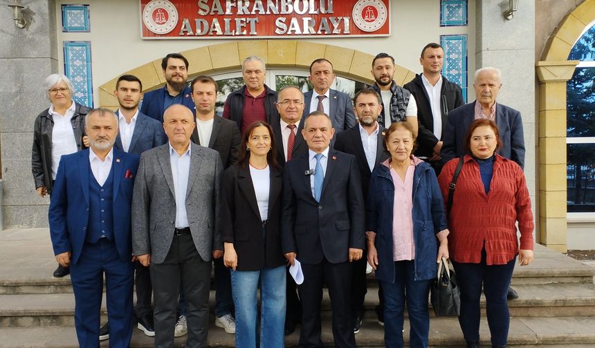 CHP SAFRANBOLU İLÇE BAŞKANI ONKARDEŞLER MAZBATASINI ALDI