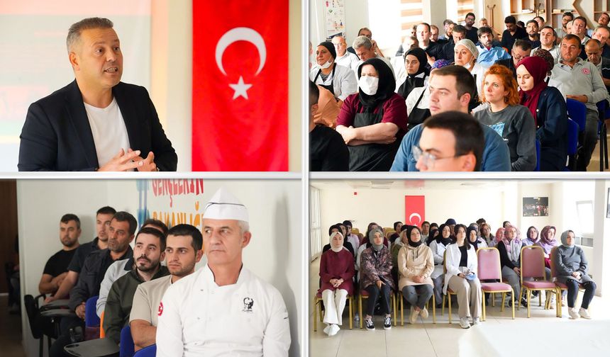 KARABÜK’TE YURT PERSONELİNE “TEMİZLİK VE HİJYEN” EĞİTİMİ