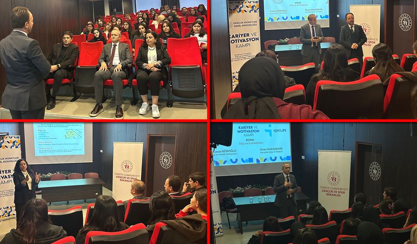 OVACIK'TA GENÇLERE STAJ VE İŞ İMKANLARI ANLATILDI