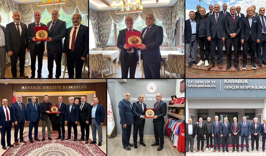 TASKK HEYETİNDEN KARABÜK ASKF'YE ZİYARET