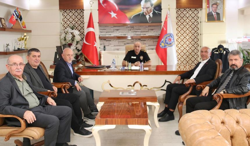 KAGİD’TEN EMNİYET MÜDÜRÜ AHMET CANVER’E ZİYARET