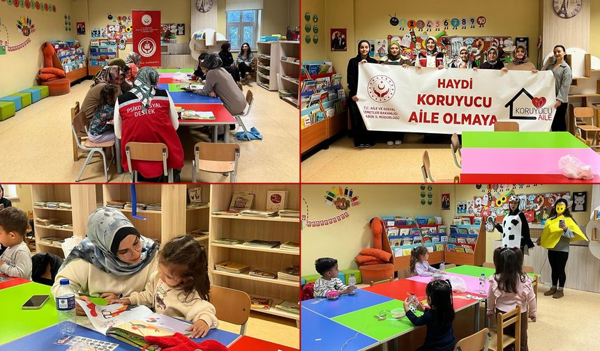 KARABÜK'TE "AİLEMLE OKUYORUM" ETKİNLİĞİ DÜZENLENDİ