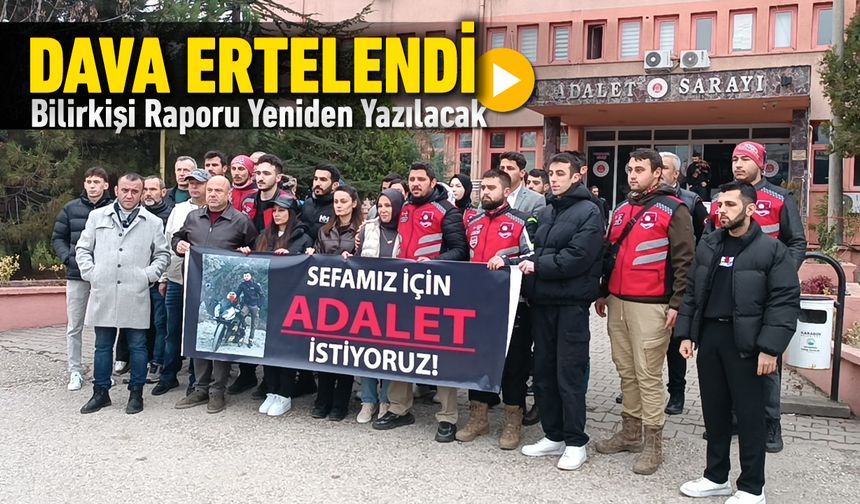 YENİCE KARAYOLU’NDA ÖLÜMLÜ KAZA DAVASI ERTELENDİ