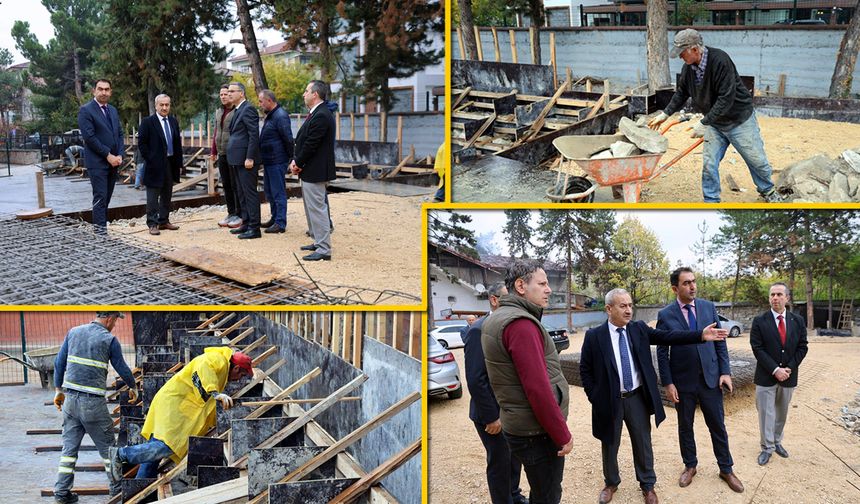 İL MÜDÜRÜ AKBAŞ EĞİTİM YATIRIMLARINI İNCELEDİ