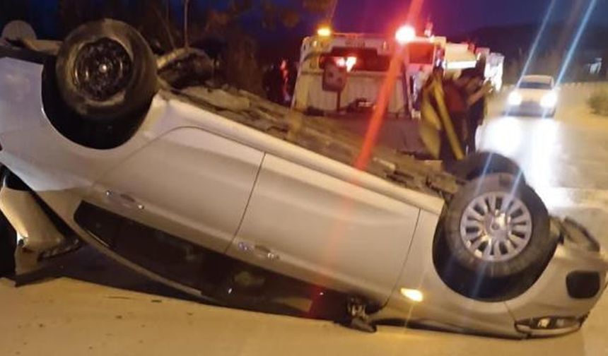 ESKİPAZAR'DA KAZAYA KARIŞAN SÜRÜCÜ ALKOLLÜ ÇIKTI