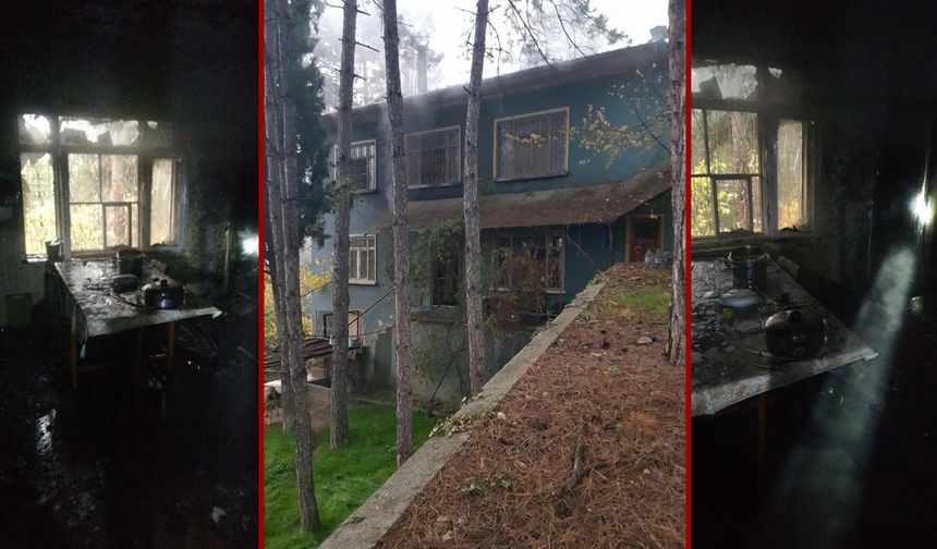 MUTFAKTA ÇIKAN YANGIN SÖNDÜRÜLDÜ