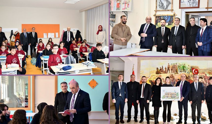 KAYMAKAM BASKIN'DAN OKUL ZİYARETLERİ
