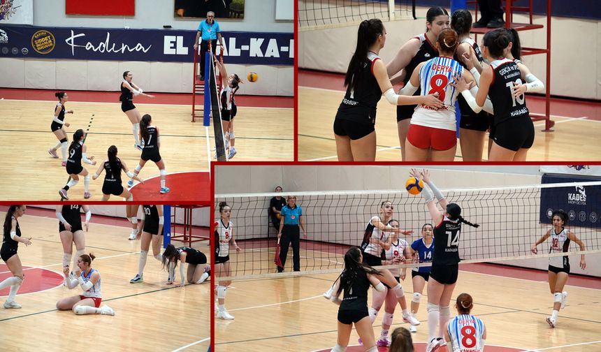 KARABÜK-BOLU VOLEYBOL MAÇI DOSTLUKLA SONLANDI