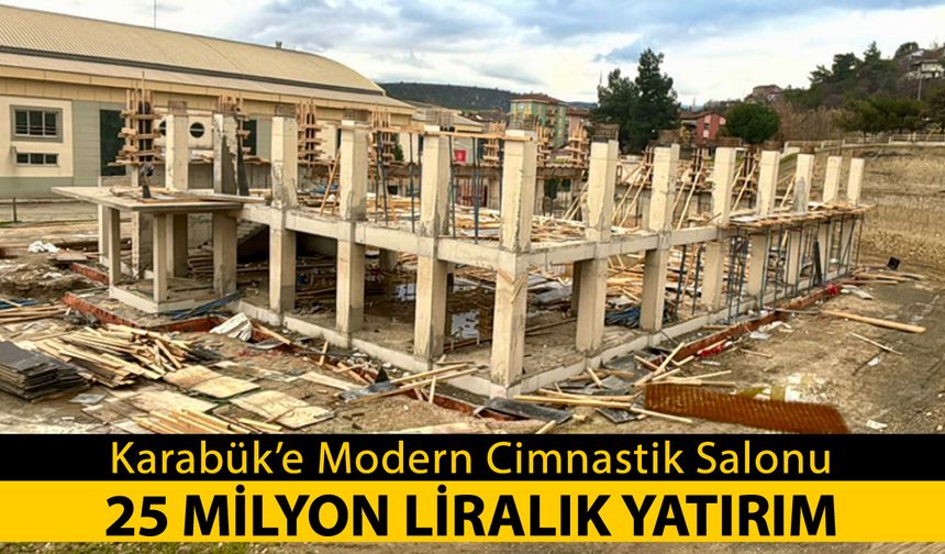 25 MİLYON LİRALIK MODERN CİMNASTİK SALONU İNŞAATI BAŞLADI