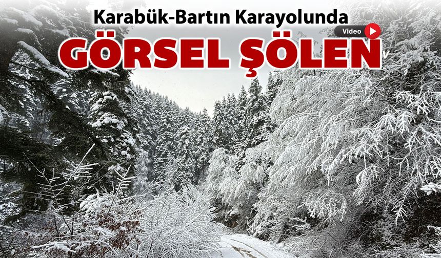 KAR YAĞIŞI GÖRSEL ŞÖLEN OLUŞTURDU