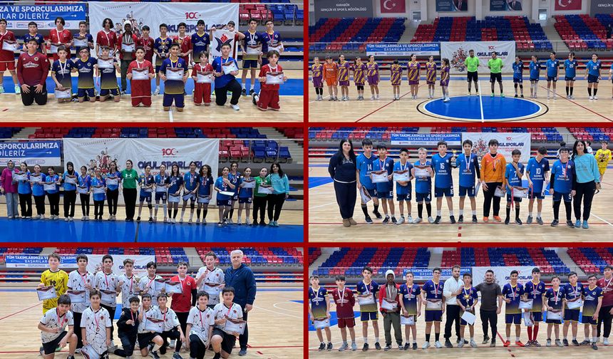 OKUL SPORLARI YILDIZLAR HENTBOL İL BİRİNCİLİĞİ SONA ERDİ