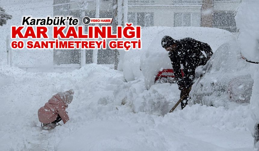 KAR KALINLIĞI SANTİMETREYİ GEÇTİ