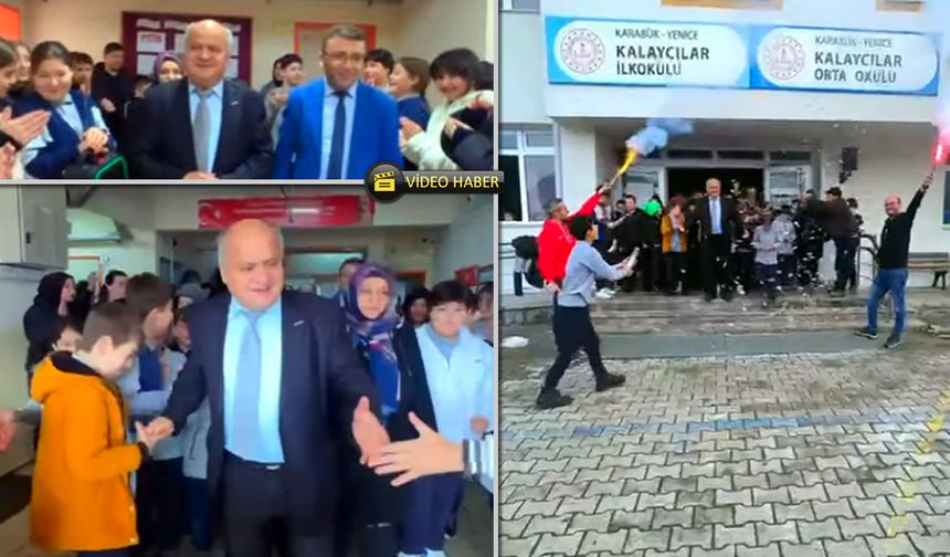 YENİCE'DE 46 YILLIK ÖĞRETMEN ALKIŞLARLA EMEKLİ OLDU