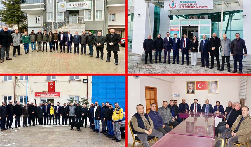 AK PARTİ HEYETİNDEN EFLANİ'DE MORAL ZİYARETİ