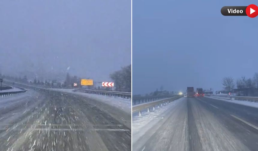 KEMİKLİ MEVKİSİNDE KAR YAĞIŞI BAŞLADI