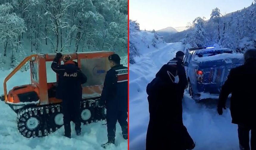 AFAD EKİPLERİ KEMOTERAPİ HASTASINI HASTANEYE ULAŞTIRDI