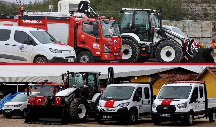 SAFRANBOLU BELEDİYESİ ARAÇ FİLOSUNU GÜÇLENDİRDİ