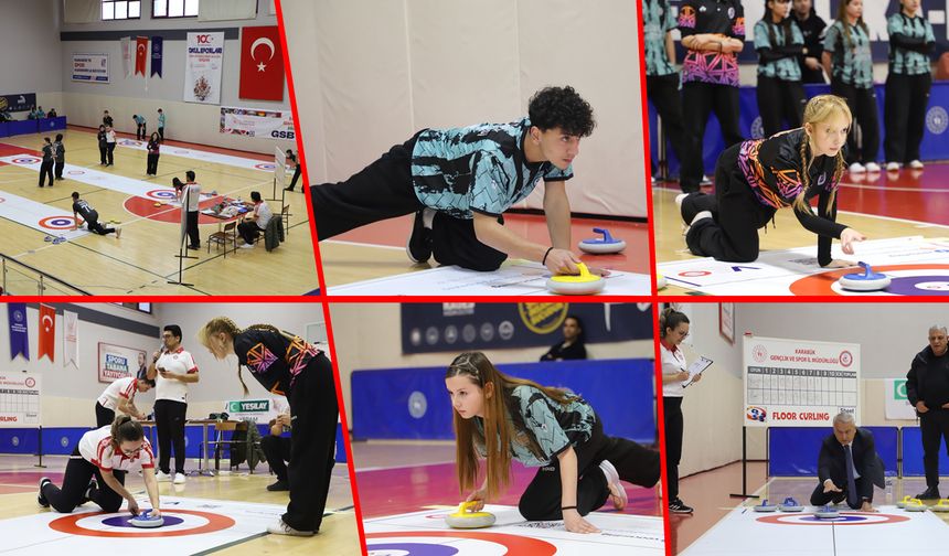OKUL SPORLARI FLOOR CURLİNG GENÇLER İL BİRİNCİLİĞİ TAMAMLANDI