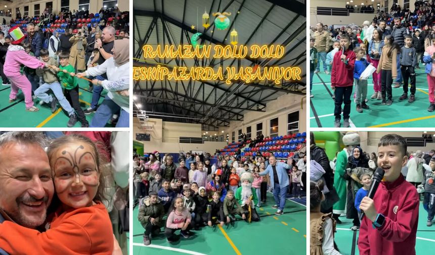 ESKİPAZAR'DA RAMAZAN COŞKUSU SÜRÜYOR