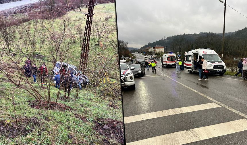 3 ARAÇ BİRBİRİNE GİRDİ